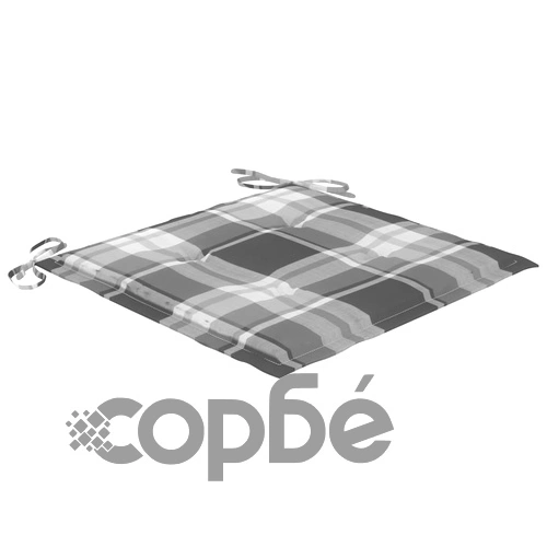 Градински столове с възглавници, 4 бр, сиви, акация масив ➤ топ цена ➤ sorbe.bg