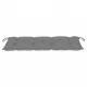 Пейка Батавия със сива възглавница, 120 см, тик масив