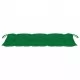 Пейка Батавия със зелено шалте, 120 см, тик масив