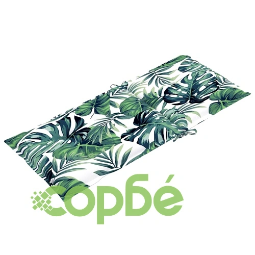 Люлеещ се стол с възглавници, сив, акациево дърво масив ➤ топ цена ➤ sorbe.bg