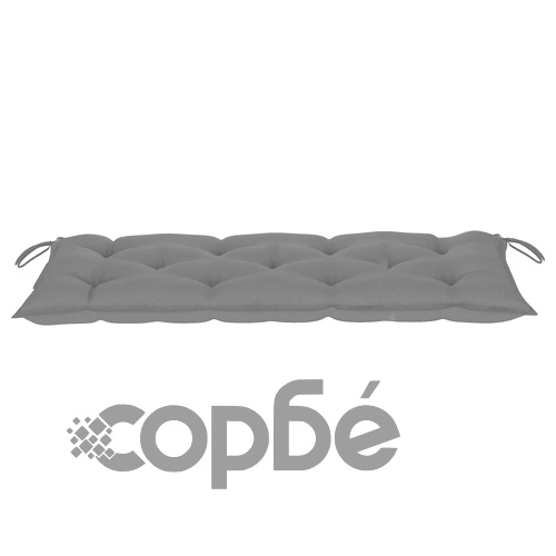 Градинска пейка с възглавница, 120 cм, акация масив ➤ топ цена ➤ sorbe.bg