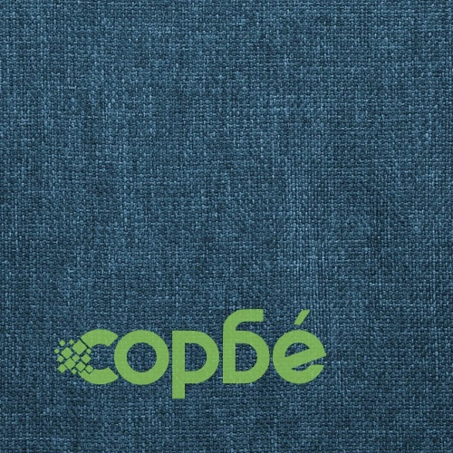 Трапезни столове, 6 бр, сини, текстил ➤ топ цена ➤ sorbe.bg