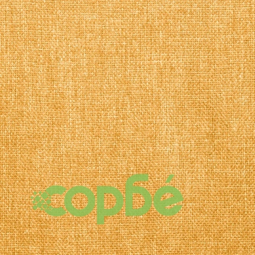 Трапезни столове, 6 бр, жълти, плат ➤ топ цена ➤ sorbe.bg