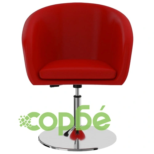 Трапезни столове, 6 бр, червени, изкуствена кожа ➤ топ цена ➤ sorbe.bg