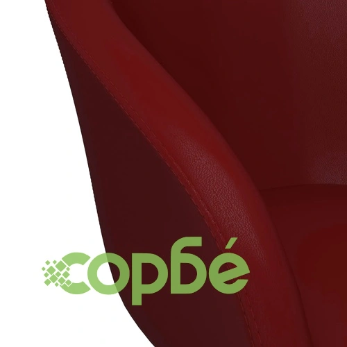 Трапезни столове, 6 бр, виненочервени, изкуствена кожа ➤ топ цена ➤ sorbe.bg