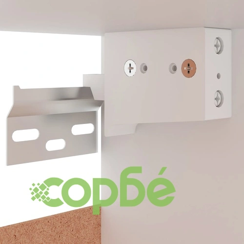 Комплект кухненски шкафове от 8 части, сив, ПДЧ ➤ топ цена ➤ sorbe.bg