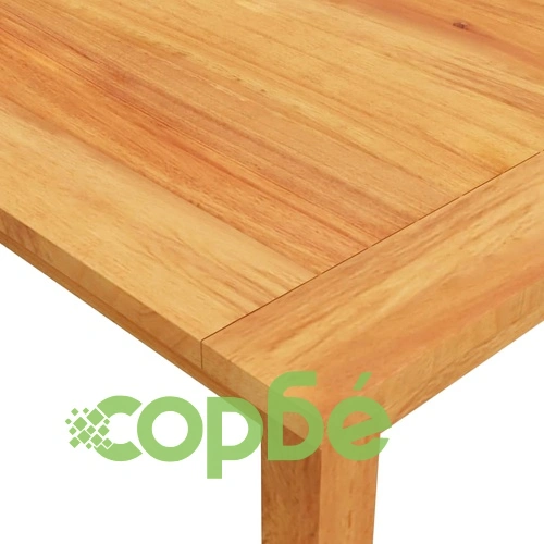 Градински трапезен комплект, 9 части, кафяв ➤ топ цена ➤ sorbe.bg