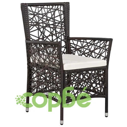 Градински трапезен комплект, 9 части, кафяв ➤ топ цена ➤ sorbe.bg