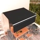Ръчно прибиращ се сенник с щора, 4,5x3 м, антрацит
