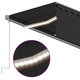 Ръчно прибиращ се сенник с щора и LED, 6x3 м, антрацит