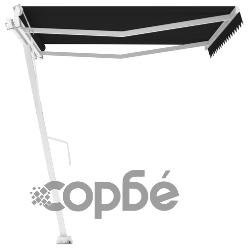 Свободностояща автоматична тента, 450x350 см, антрацит ➤ топ цена ➤ sorbe.bg