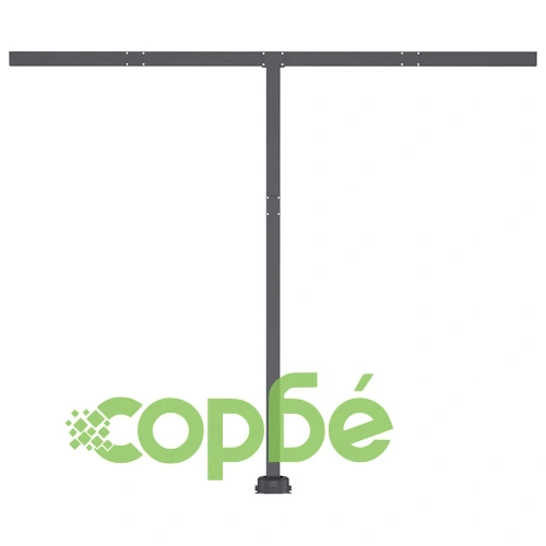 Ръчно прибираща се тента с LED, 300x250 см, антрацит ➤ топ цена ➤ sorbe.bg