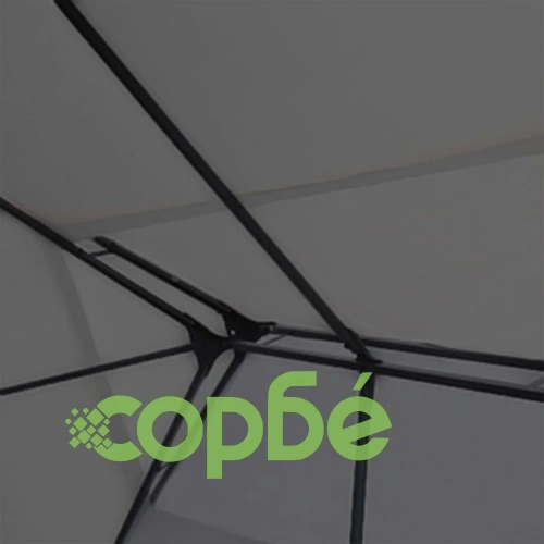 Шатра с LED светещи стрингове, антрацит, 3х4 м ➤ топ цена ➤ sorbe.bg