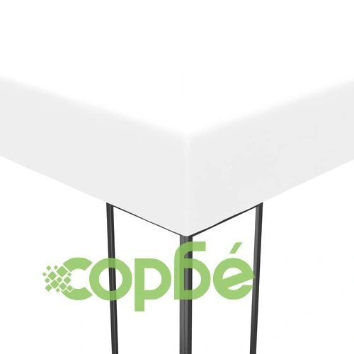 Шатра с LED светещи стрингове, 4x3x2,7 м, бяла ➤ топ цена ➤ sorbe.bg