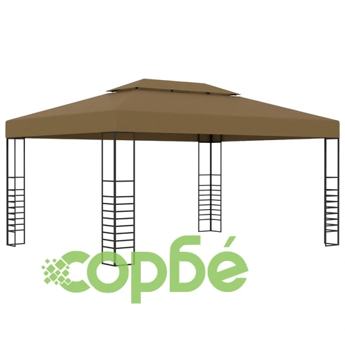 Шатра с LED светещи стрингове, 3х4 м, антрацит ➤ топ цена ➤ sorbe.bg