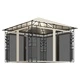 Шатра с комарник и LED стринг, 3x3x2,73 м, 180 г/м², кремава