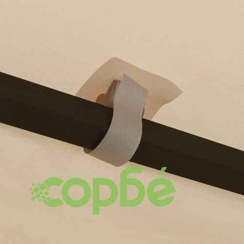 Шатра с LED светещи стрингове, 3х4 м, кремава ➤ топ цена ➤ sorbe.bg