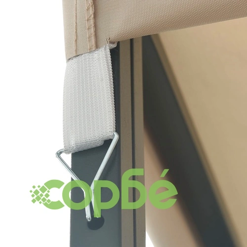 Шатра с LED светещи стрингове, 3х4 м, кремава ➤ топ цена ➤ sorbe.bg