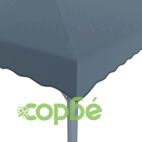 Шатра с LED светещи стрингове, 300x300 см, антрацит, алуминий ➤ топ цена ➤ sorbe.bg