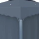 Шатра със завеси и LED светещи стрингове, 3х3 м, антрацит