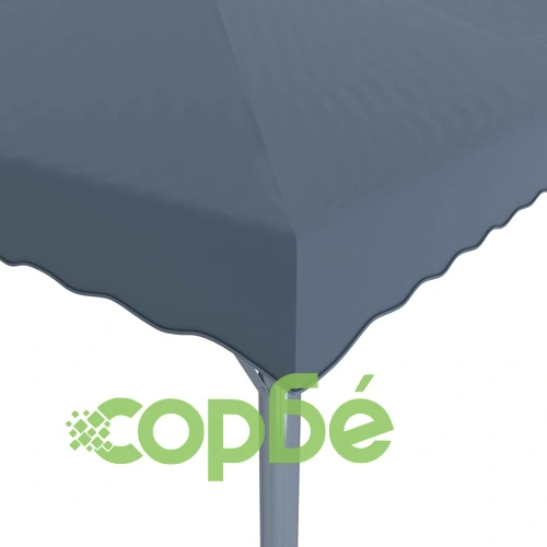 Шатра с LED светещи стрингове, 400x300 см, антрацит, алуминий ➤ топ цена ➤ sorbe.bg