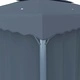 Шатра със завеси и LED светещи стрингове, 4х3 м, антрацит