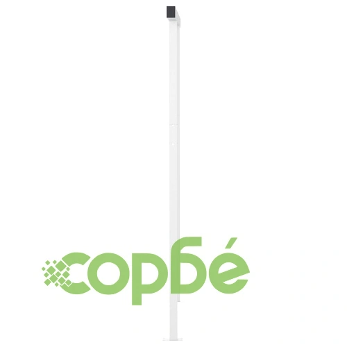Автоматична тента с LED и сензор за вятър 5x3,5 м синьо и бяло ➤ топ цена ➤ sorbe.bg