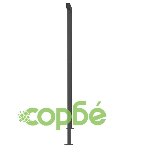 Ръчно прибиращ се сенник с LED, 3x2,5 м, антрацит ➤ топ цена ➤ sorbe.bg