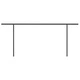 Автоматична тента с LED и сензор за вятър, 6x3 м, синьо и бяло