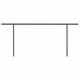 Автоматична тента с LED и сензор за вятър, 6x3 м, жълто и бяло