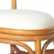 Трапезни столове, 4 бр, светлокафяви, лен
