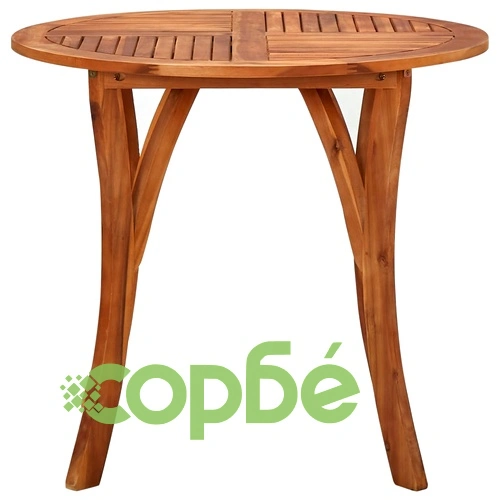 Градински трапезен комплект, 5 части, сив ➤ топ цена ➤ sorbe.bg