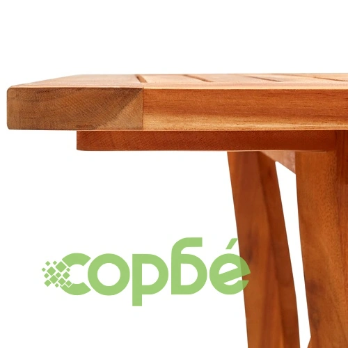 Градински трапезен комплект, 5 части, сив ➤ топ цена ➤ sorbe.bg