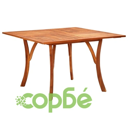 Градински трапезен комплект, 5 части, кафяв ➤ топ цена ➤ sorbe.bg