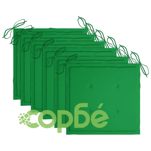 Стифиращи градински столове с възглавници 6 бр тик масив ➤ топ цена ➤ sorbe.bg