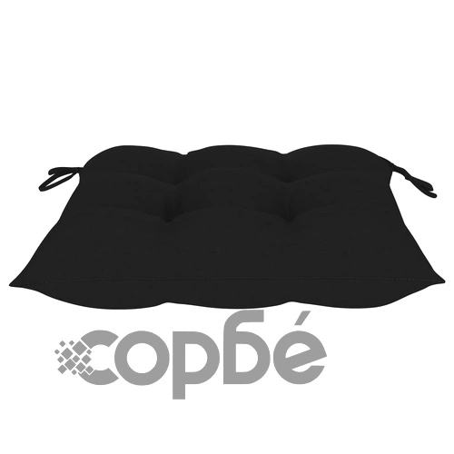 Стифиращи градински столове с възглавници, 4 бр, тик масив ➤ топ цена ➤ sorbe.bg