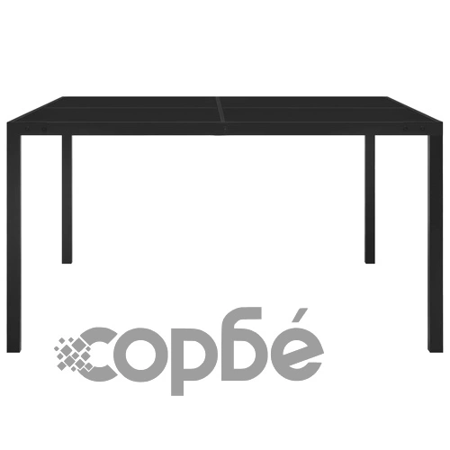 Градински трапезен комплект, 5 части, стомана  ➤ топ цена ➤ sorbe.bg