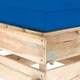 Секционна табуретка с възглавница зелено импрегнирано дърво