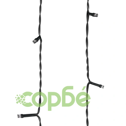 Изкуствено коледно дърво с LED, плътни клонки, зелено, 120 см ➤ топ цена ➤ sorbe.bg