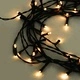 Изкуствено коледно дърво с LED, плътни клонки, зелено, 120 см