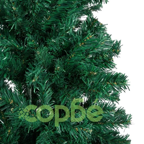 Изкуствено коледно дърво с LED, плътни клонки, зелено, 120 см ➤ топ цена ➤ sorbe.bg