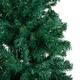 Изкуствено коледно дърво с LED, плътни клонки, зелено, 120 см