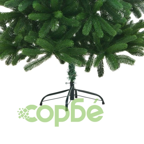 Изкуствена коледна елха с LED, 210 см, зелена ➤ топ цена ➤ sorbe.bg