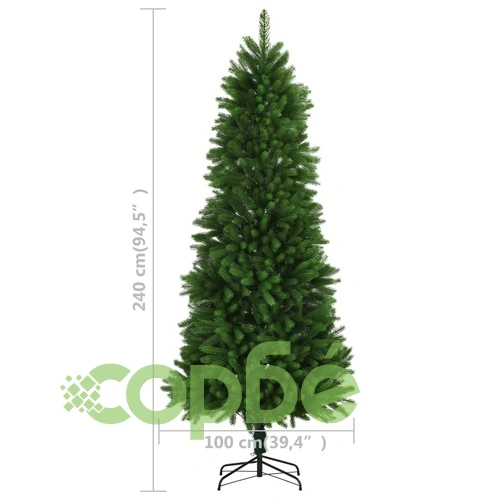 Изкуствена коледна елха с LED, 240 см, зелена ➤ топ цена ➤ sorbe.bg