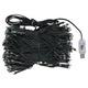 Изкуствена осветена коледна елха с топки сребриста 120 см PET