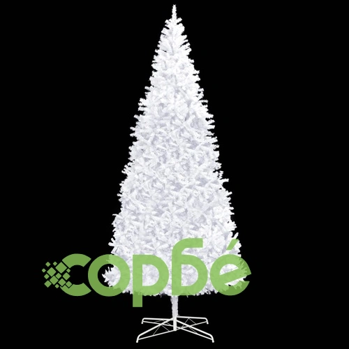 Изкуствена коледна елха с LED 400 см бяла ➤ топ цена ➤ sorbe.bg