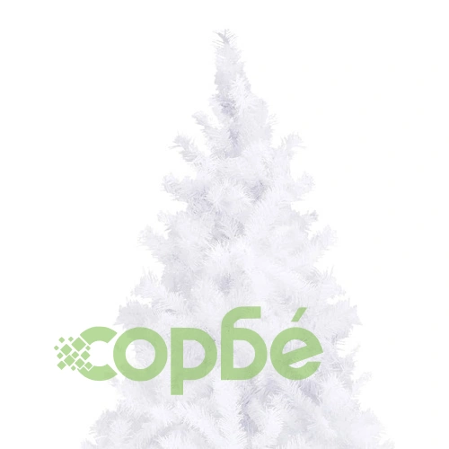 Изкуствена предварително осветена коледна елха, 500 см, бяла ➤ топ цена ➤ sorbe.bg