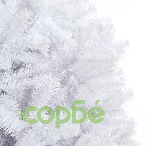 Изкуствена предварително осветена коледна елха, 500 см, бяла ➤ топ цена ➤ sorbe.bg