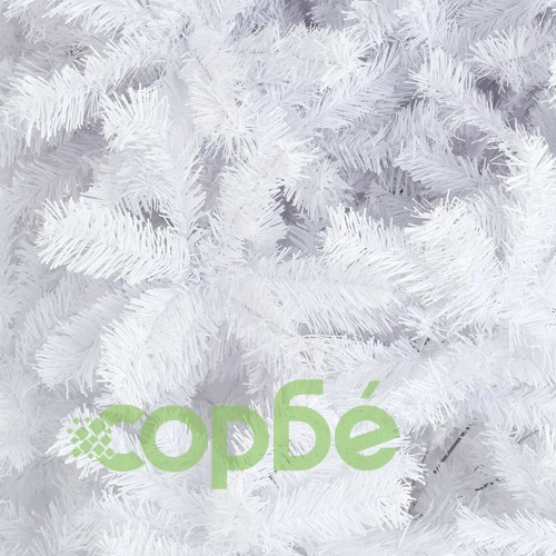 Изкуствена предварително осветена коледна елха, 500 см, бяла ➤ топ цена ➤ sorbe.bg