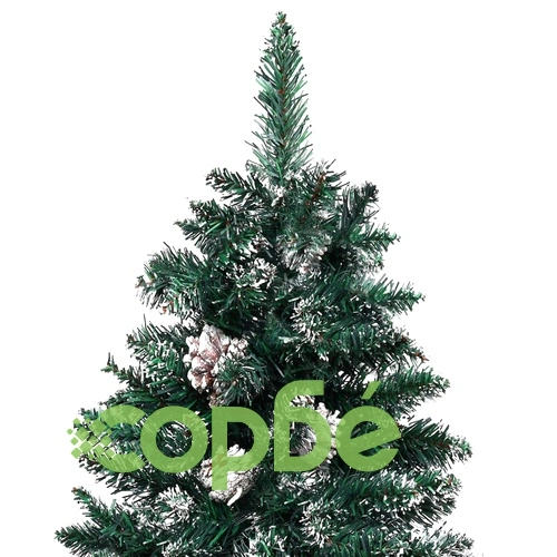 Тънка коледна елха с LED и комплект топки, зелена, 150 см ➤ топ цена ➤ sorbe.bg